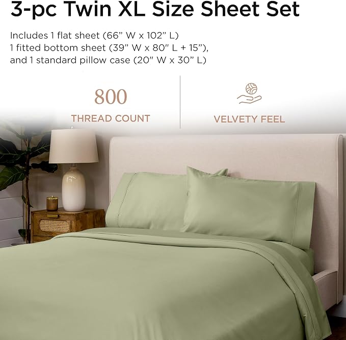 Threadmill 800 Thread Count 100% Cotton Sheets - Image 2
