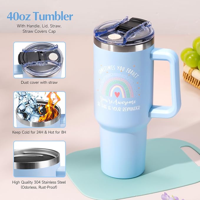 Suhctuptx Birthday Gifts for Women, Unique Self Care Gifts Get Well Soon Basket - Image 4
