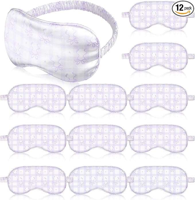 Honeydak 12 Pcs Silk Sleep Masks by Honeydak
