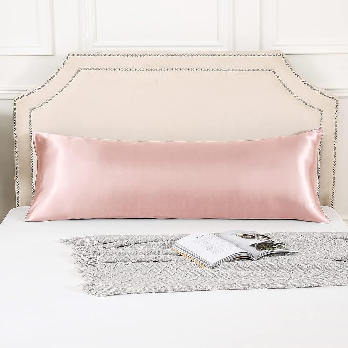 HUXMEYSON Body Pillow with Satin Pillowcase, Body Pillow - Image 7