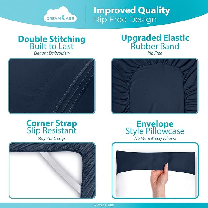 DREAMCARE California King Sheet Sets - Image 6