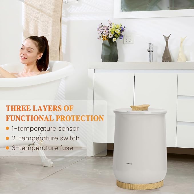 Keenray Towel Warmers, Luxury Bucket Towel Warmer, Large Towel Warmer - Image 6