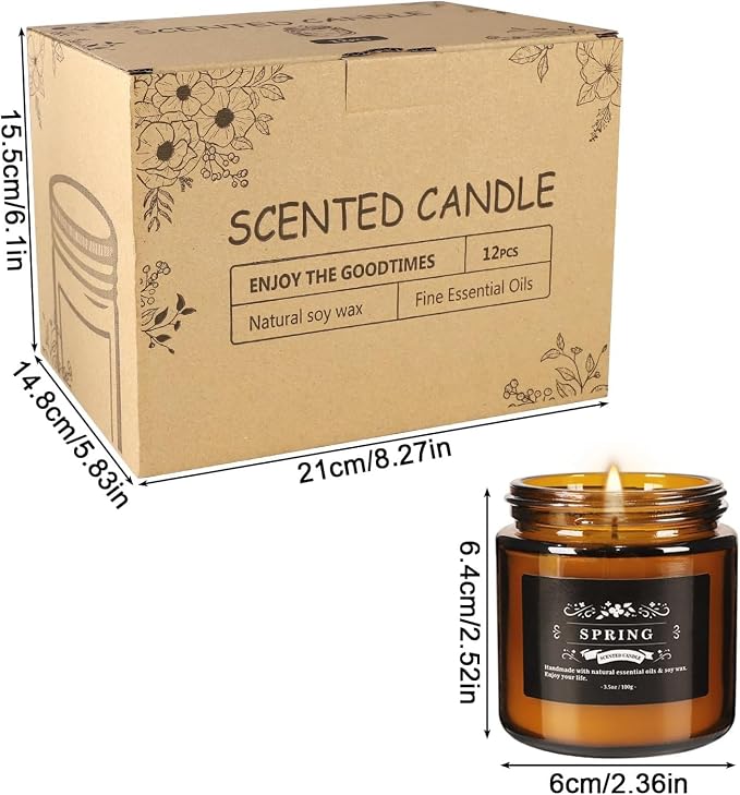 YOROXRG 12 Pcs Scented Candles - Image 6