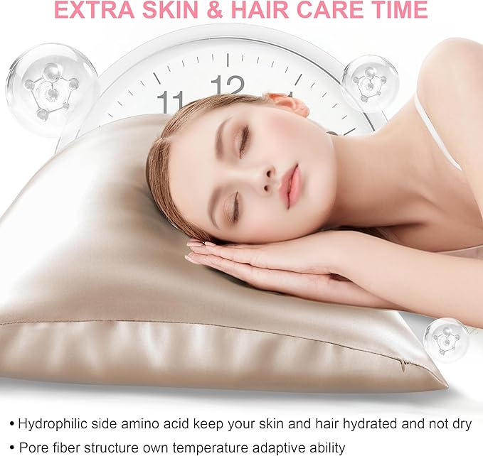 Silk Pillow Cases 2 Pack King Size - Image 3