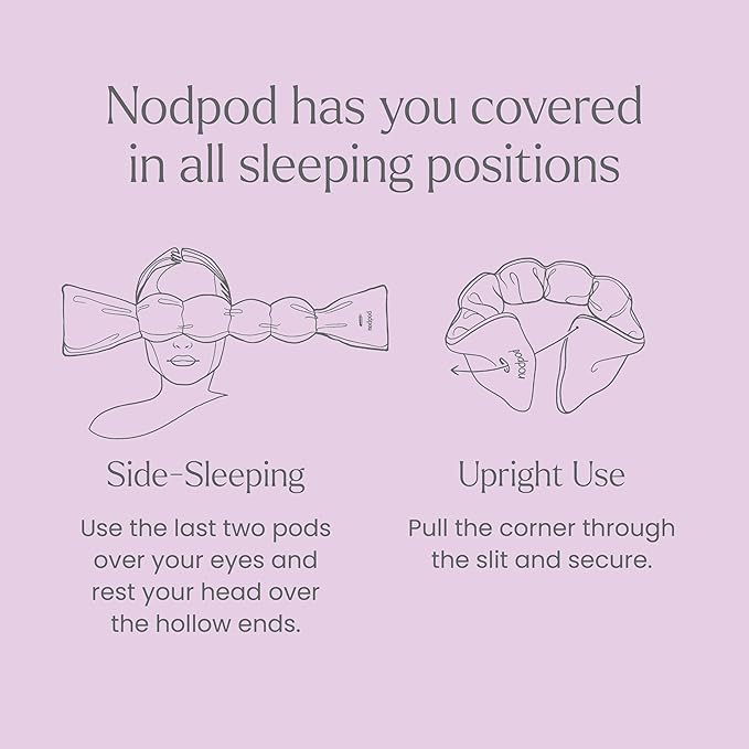 Nodpod Gentle Pressure Sleep Mask | Patented Light Blocking Design - Image 5