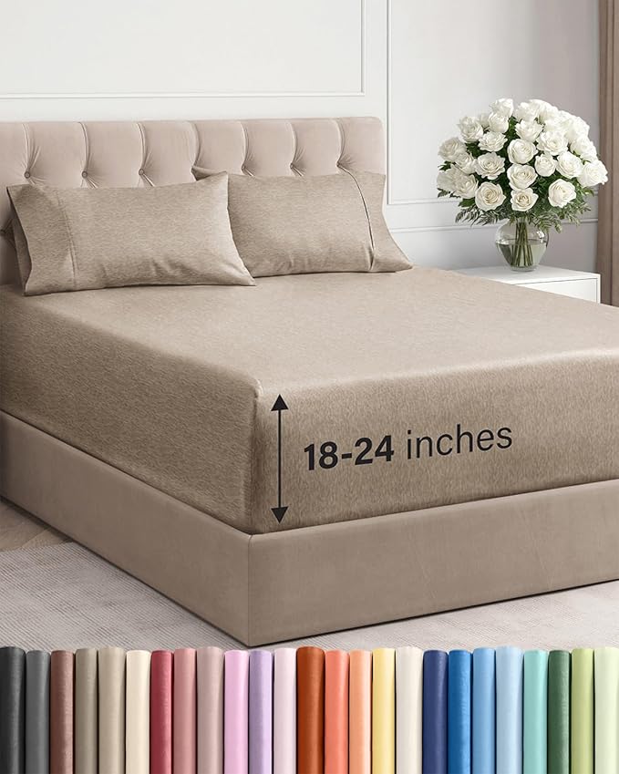 Extra Deep Twin Sheet Set by CGKUnlimited