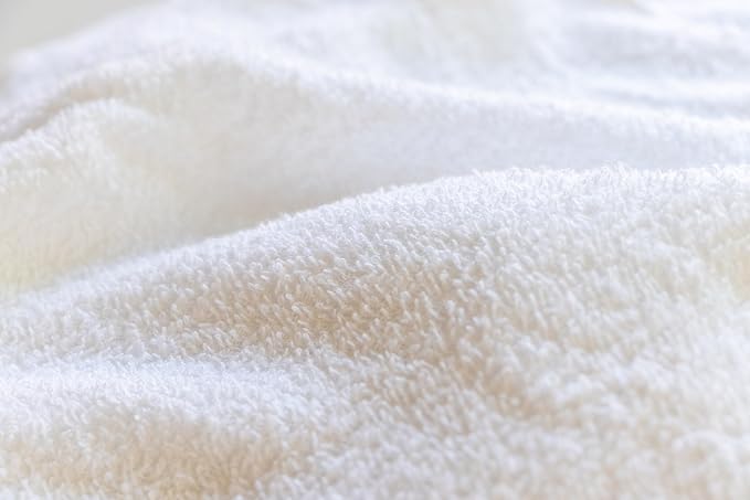 CH White Bath Towels Bulk Pack of 24 – Pure Cotton Lightweight & Absorbent - Image 5