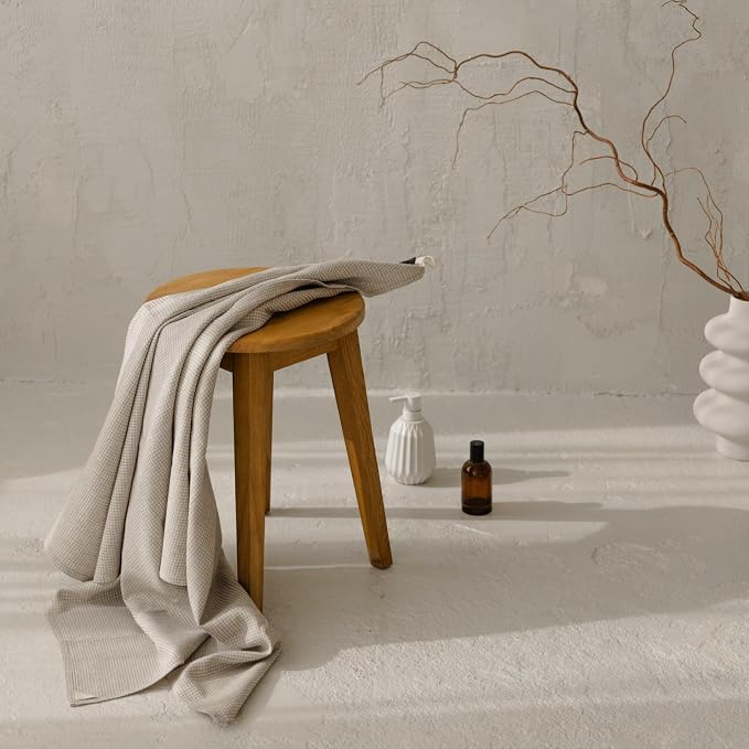 Natural Flax Linen Bath Towel - Image 6