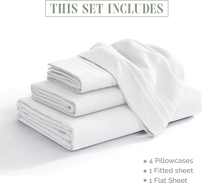 Elegant Comfort Luxurious 1500 Premium Hotel Quality Microfiber Three Line - Image 3