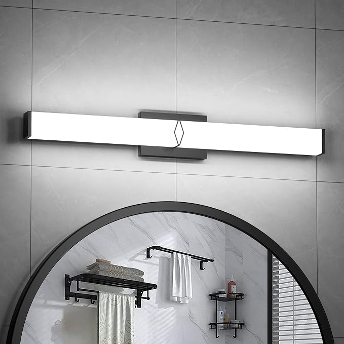 Modern Bathroom Light Fixtures, 32inch Dimmable Bathroom Vanity Lights Over by Unknown