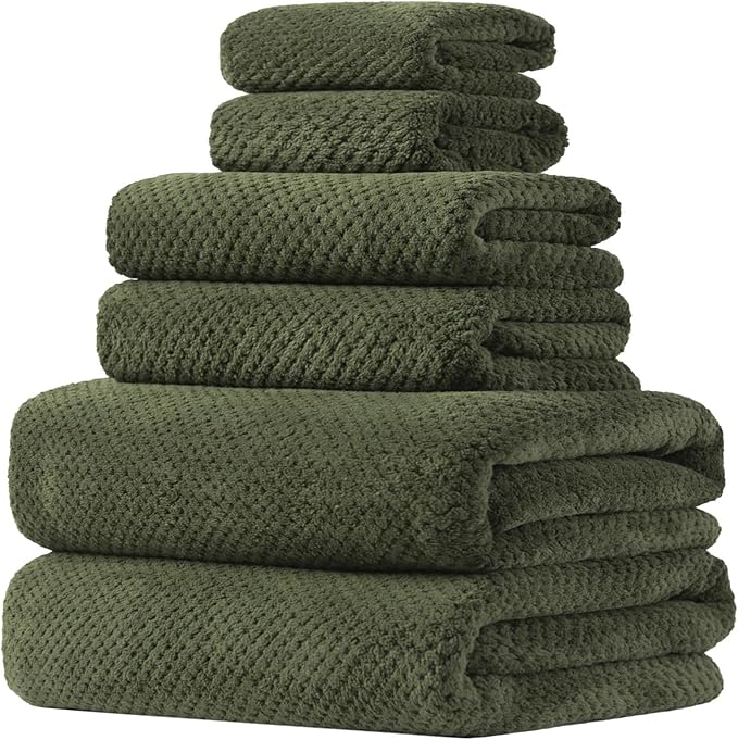 Extra Large Bath Towels Set for Bathroom 30x60 Inches Super Soft Light Weight by HVMSTOWELS