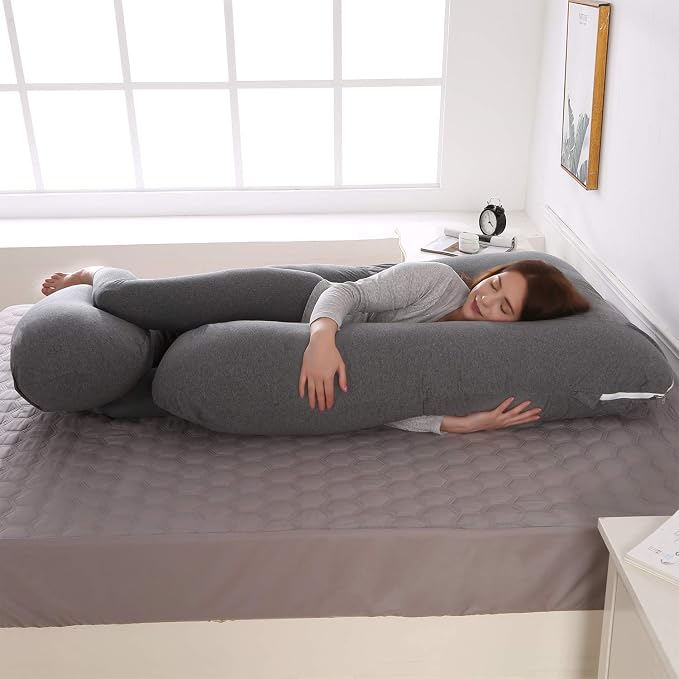 Victostar Pregnancy Pillow, 57 inches U Shaped Maternity Pillow - Image 7