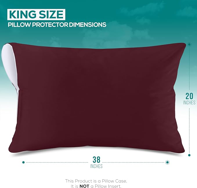 Utopia Bedding Premium 100% Waterproof Pillow Protectors - Image 2