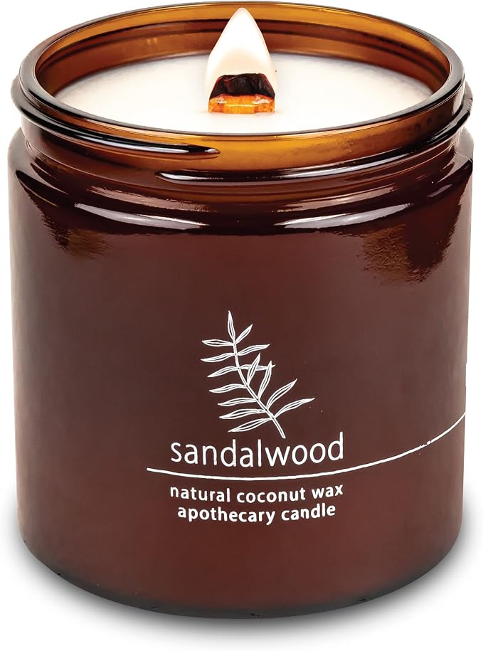 Hemlock Park Crackling Wood Wick Candle Handcrafted by HemlockPark