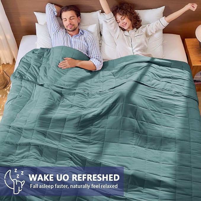 yescool Weighted Blanket for Adults Cooling Heavy Blanket for Sleeping Perfect - Image 5