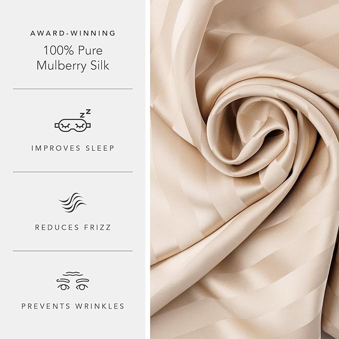 Fishers Finery 25mm 100% Pure Mulberry Silk Pillowcase - Image 5