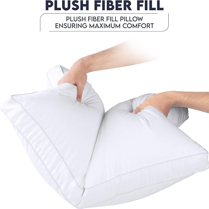Utopia Bedding Bed Pillows for Sleeping Queen Size, Soft & Fluffy Pillow - Image 6