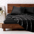 MR&HM Satin Bed Sheets, Twin XL Size Sheets Set by MRHM