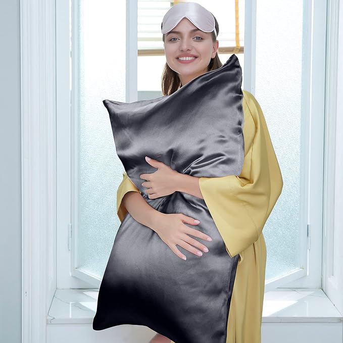 J JIMOO 100% Mulberry Silk Pillowcase - Image 3