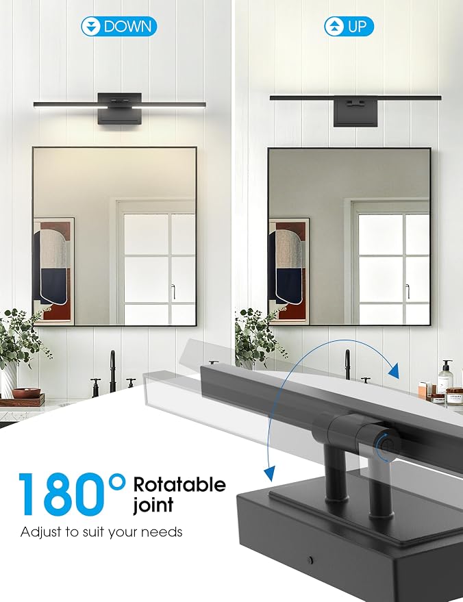 VOLISUN Bathroom Vanity Light 24 inch, 5CCT Dimmable, 24W LED Bathroom Light - Image 6