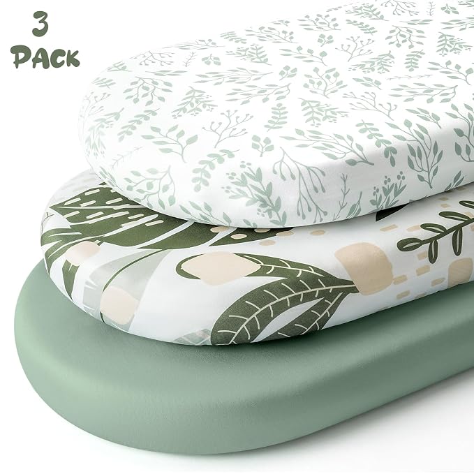 Yoofoss Bassinet Sheets for Baby, Baby Delight, Angelbliss, Soft Breathable - Image 5
