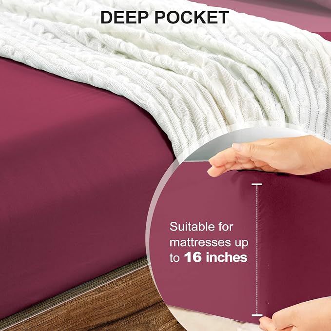 FreshCulture Queen Fitted Sheet Only 2 Pack - Image 4