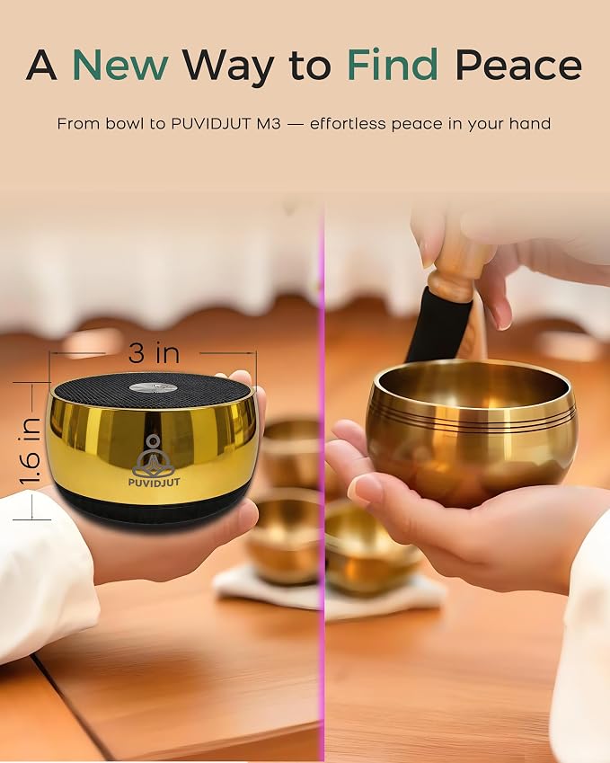 M3 Zen Frequency Sound Machine | Portable Meditation Chime - Image 7