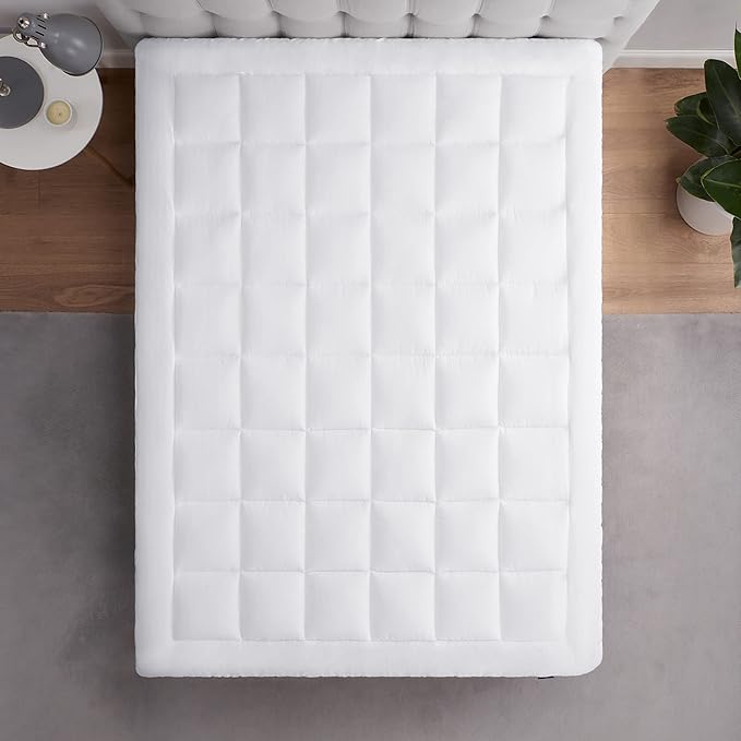 Serta ComfortSure Full Mattress Cover, Fitted Pillow Top Mattress Pad, Super - Image 4