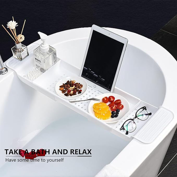 Bath Tub Tray - Stretchable, Strong Load-Bearing, Anti-Slip Design - Ultimate - Image 2