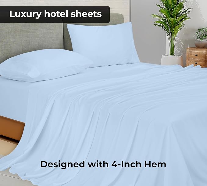 Royale Linens King Flat Sheet - Image 2
