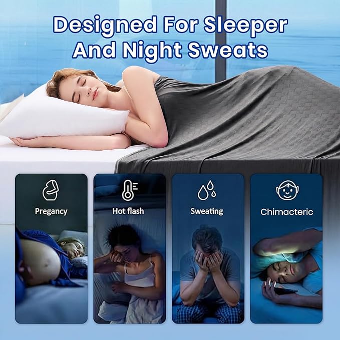 Topcee Cooling Blanket King Size- 90"x108" Summer Cooling Throw Blanket - Image 4