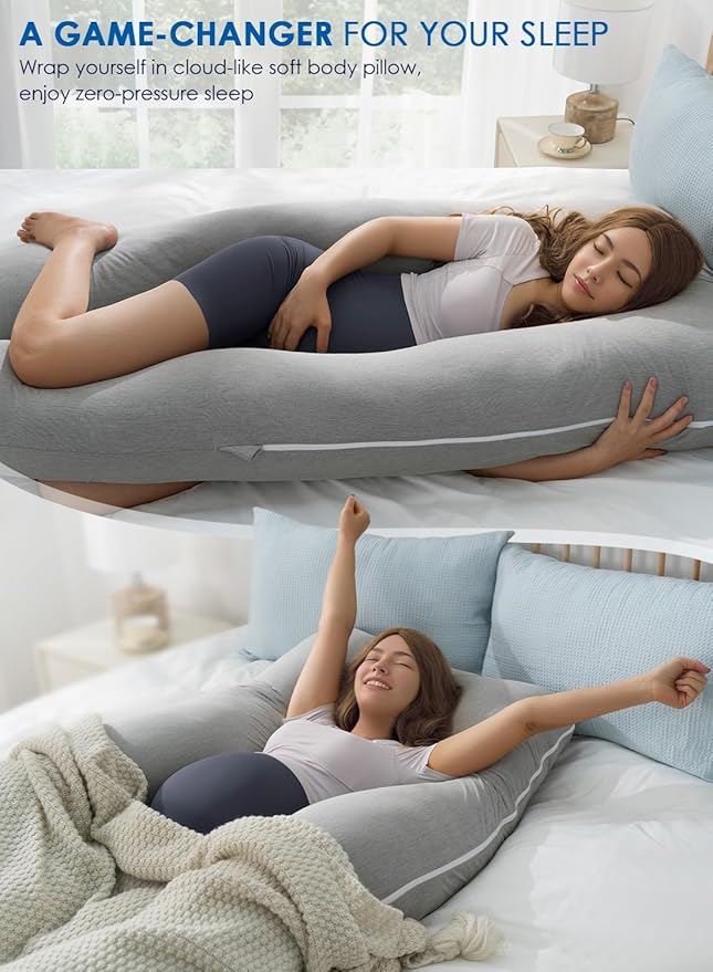 QUEEN ROSE Pregnancy Pillows, Cooling Maternity Pillow - Image 2