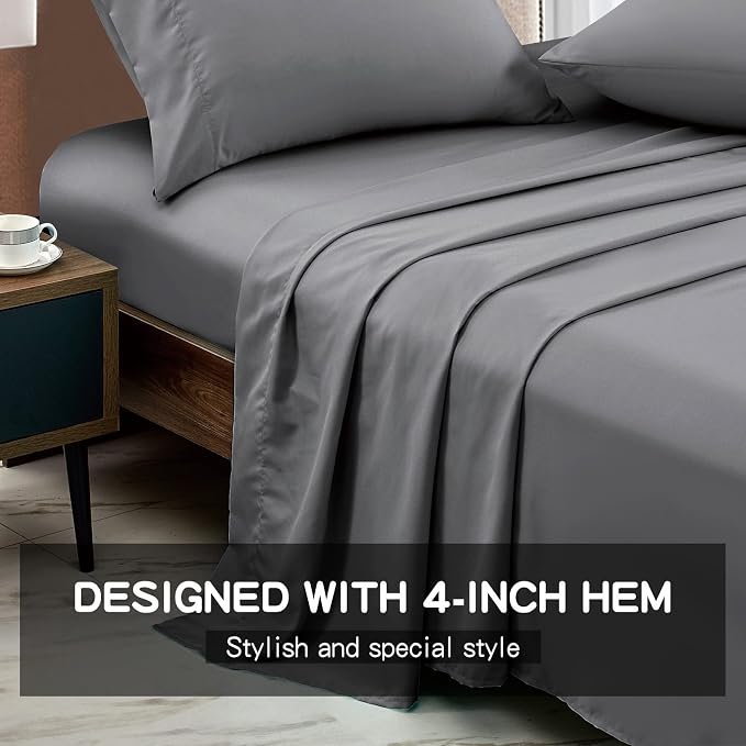 FreshCulture Twin Flat Sheets Only 2 Pack - Image 2