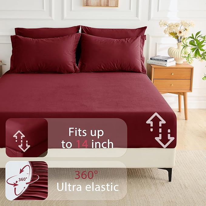 MUXHOMO 5 Pieces Twin XL Comforter Set, Soft Bed in a Bag Twin XL Size - Image 6