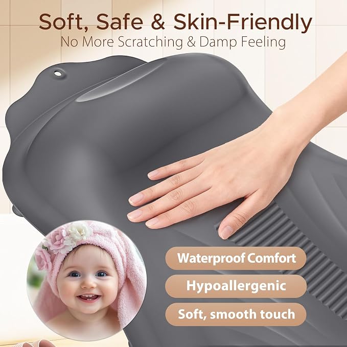 Bath Pillow for Tub, Adjustable Silicone Bathtub Pillows for Head and Neck - Image 6