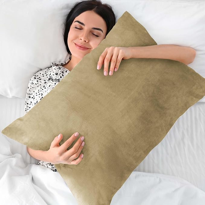 BEDELITE Flannel Pillowcases Standard Set of 2, Super Soft Fleece Pillow Case - Image 5