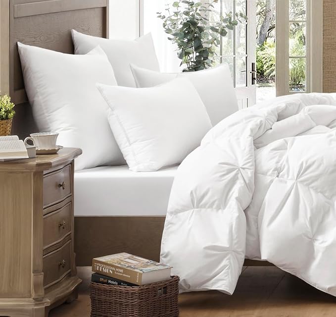 puredown® Goose Feathers and Down White Pillows - Image 9