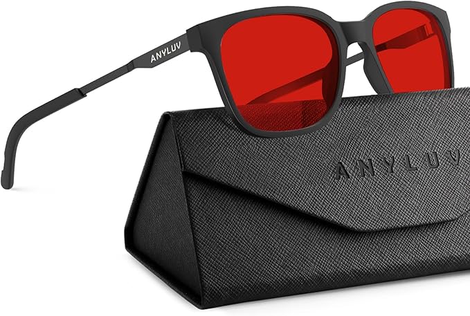 ANYLUV Blue Light Glasses for Men, Lightweight Computer Gaming Glasses by ANYLUV