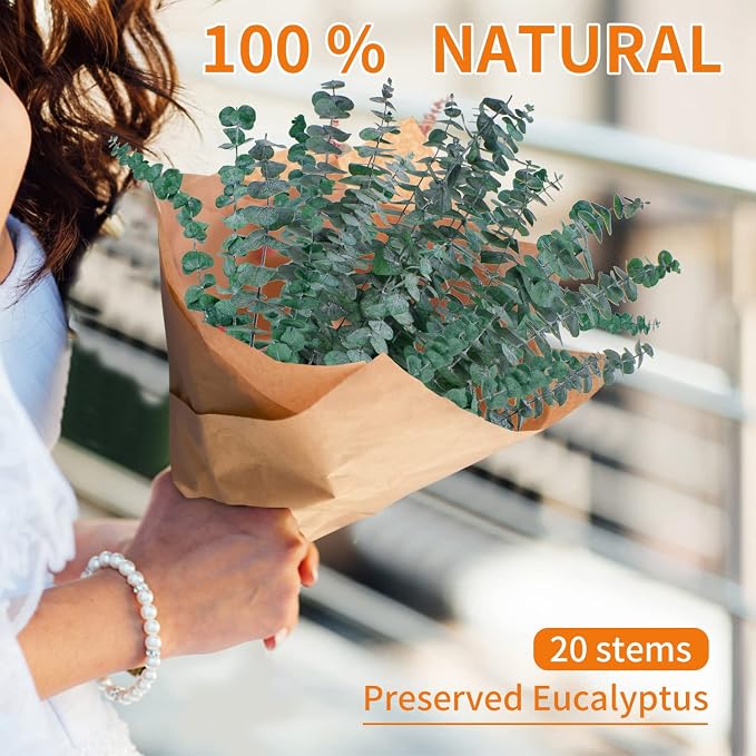 20 Pcs Dried Eucalyptus for Shower - Image 7