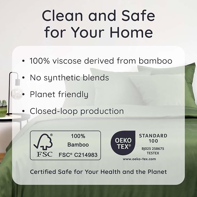 Bambaw 100% Viscose Derived from Bamboo Pillowcase King Size – Set of 2 Cooling - Image 6