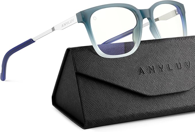 ANYLUV Blue Light Glasses for Men, Lightweight Computer Gaming Glasses by ANYLUV