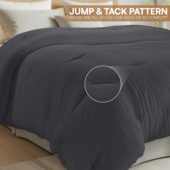 Utopia Bedding Comforters Queen Size, All Season Duvet Insert, Down Alternative - Image 2