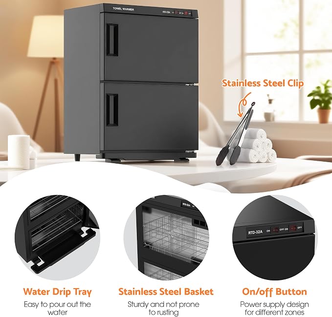 Double Hot Towel Warmer for SPA Professional Towel Heater Machine for Bathroom - Image 4