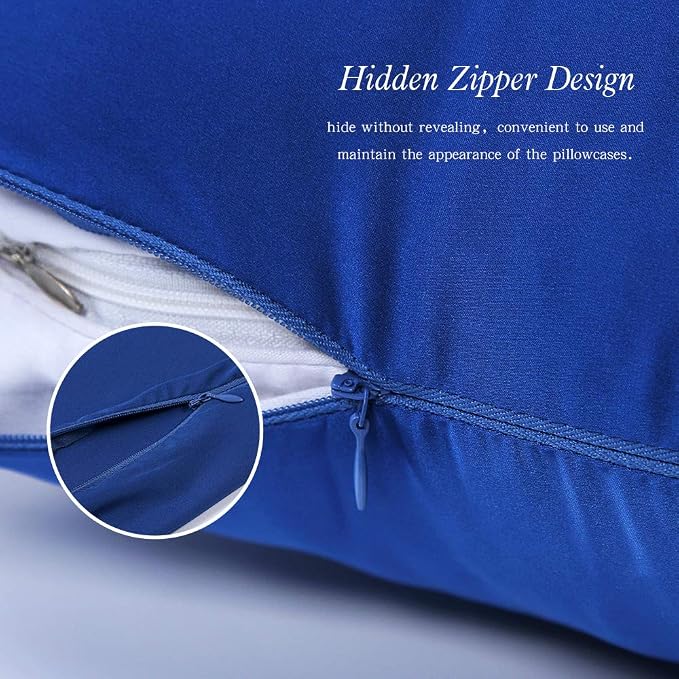 Jocoku 100% Mulberry Silk Pillowcases Set of 2 - Image 4