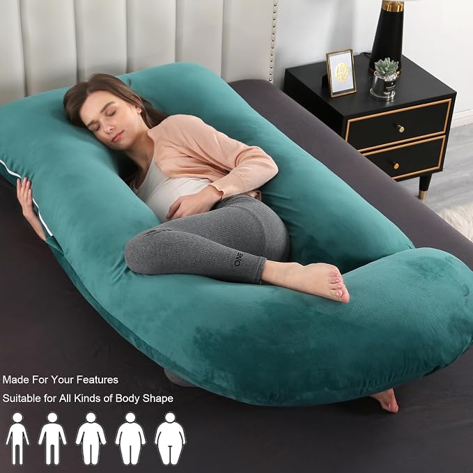 Victostar Pregnancy Pillow, 57 inches U Shaped Maternity Pillow - Image 3