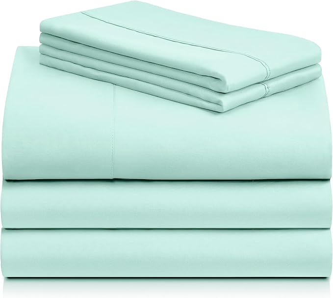 LuxClub 5 PC Sheet Set Bed Sheets Deep Pockets 16" Eco Friendly Wrinkle Free - Image 8