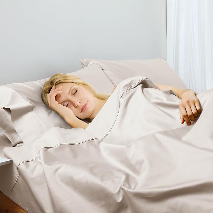 Cotton Full Flat Sheet Only, 600 Thread Count 100% Egyptian Cotton Top Sheet - Image 6