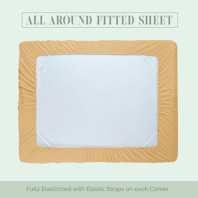 Elegant Comfort Luxurious 1500 Premium Hotel Quality Microfiber 4-Piece Sheet - Image 6