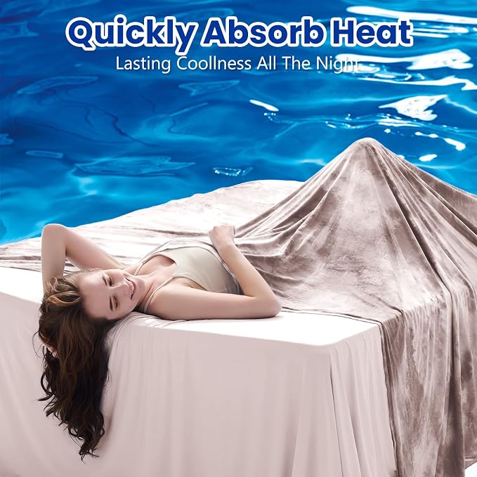 Topcee Cooling Blanket for Night Sweats Decorative Tie Dye，Absorbs Heat to Keep - Image 2
