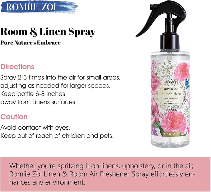 ROMIIE ZOI Linen & Room Air Freshener Spray Room Mist, - Image 2